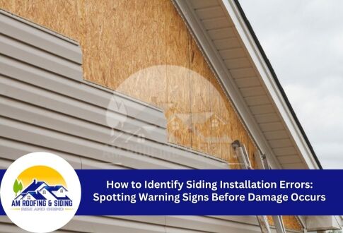How to Identify Siding Installation Errors: Spotting Warning Signs Before Damage Occurs