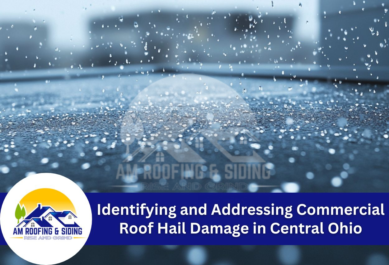 Identifying and Addressing Commercial Roof Hail Damage in Central Ohio